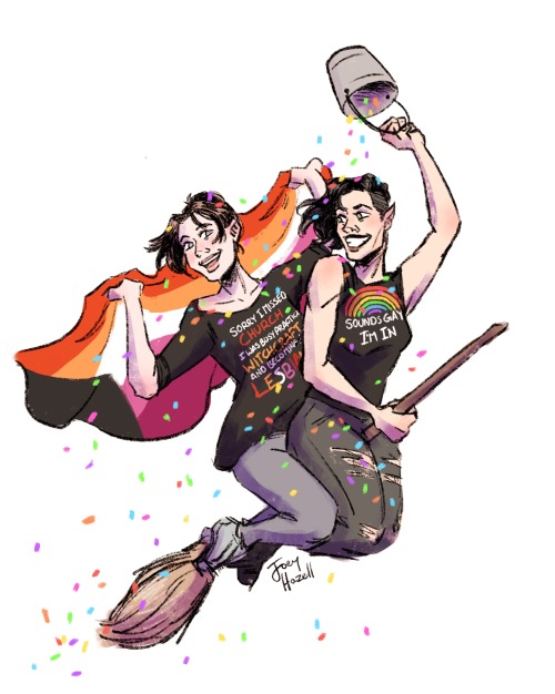 joeyhazell-art-pride: Characters from @thecryofseagulls dnd campaign, “Fadewalk”, celebrating their 