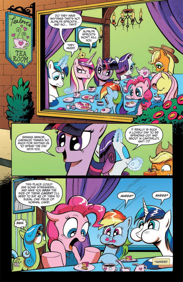 ask-sir-shining-armor:  Here’s when I was in school and a preview of this comic