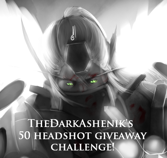 50 Headshot Drawing Giveaway Thing