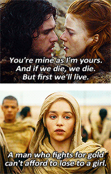 rekkka:  memorable lines from season 3 of Game of Thrones (1 &amp; 2) 