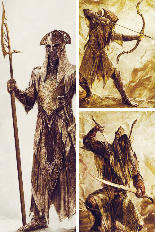 ainawen-nurlaer:    The Elves of Mirkwood by Weta 