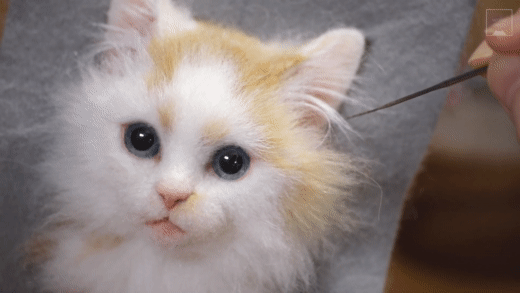 Brian Wakuneco わくねこ羊毛フェルト Artist Sachi