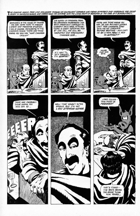 Cerebus #14 - Page 6http://www.cerebusdownloads.com/