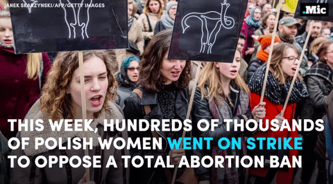 this-is-life-actually:  The women of Poland spoke out and their voices were heard