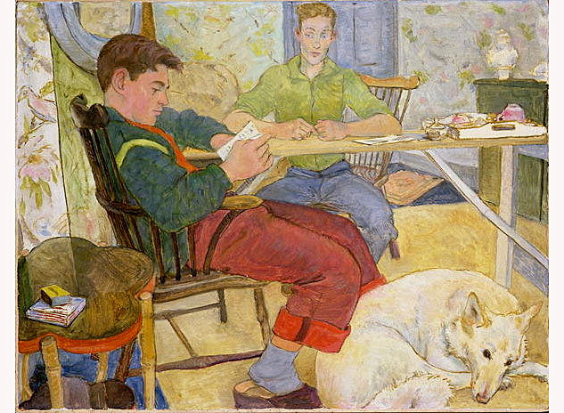 ratatoskryggdrasil:Peter Samuelson,  Robin, With Friend, and Trixie, Torquay,1952