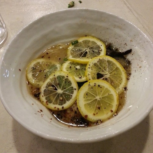Lemon Pepper Ramen…I really liked it (at Bassanova Ramen)