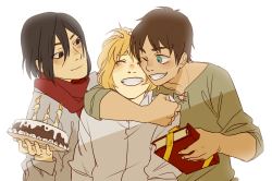 ask-aarlelt:  (( Happy Birthday Armin! ))