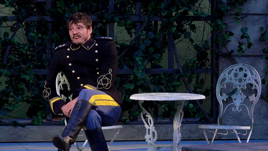 culturalrebel:superrezzy00:pajamasecrets:Pedro Pascal as Don John in Much Ado About Nothing, 2014 (S