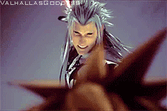 rittymadness:  In the CG render Riku’s holding Oblivion. 