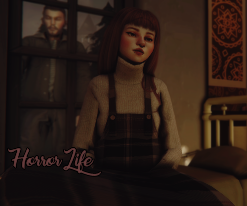 melunn:   Horror Life  A new mod! I’m super excited about this one because I have big plans. T