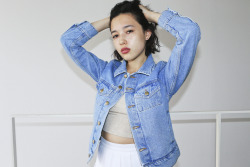 americanapparel:  Meg wears the Unisex Denim