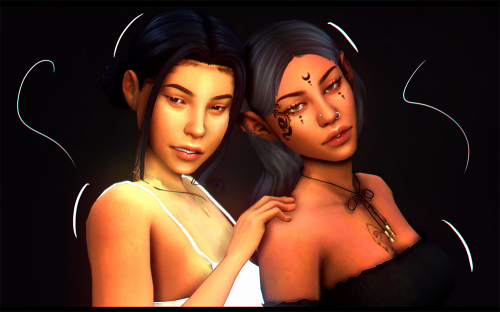 teael:heres my version of me and @novvac​ ‘s imvu characters 