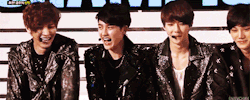 krispykreme-d-onuts:  i saw a bunch of gifs and pics of a fresh batch of exo showing their aegyo and then this happened.. 