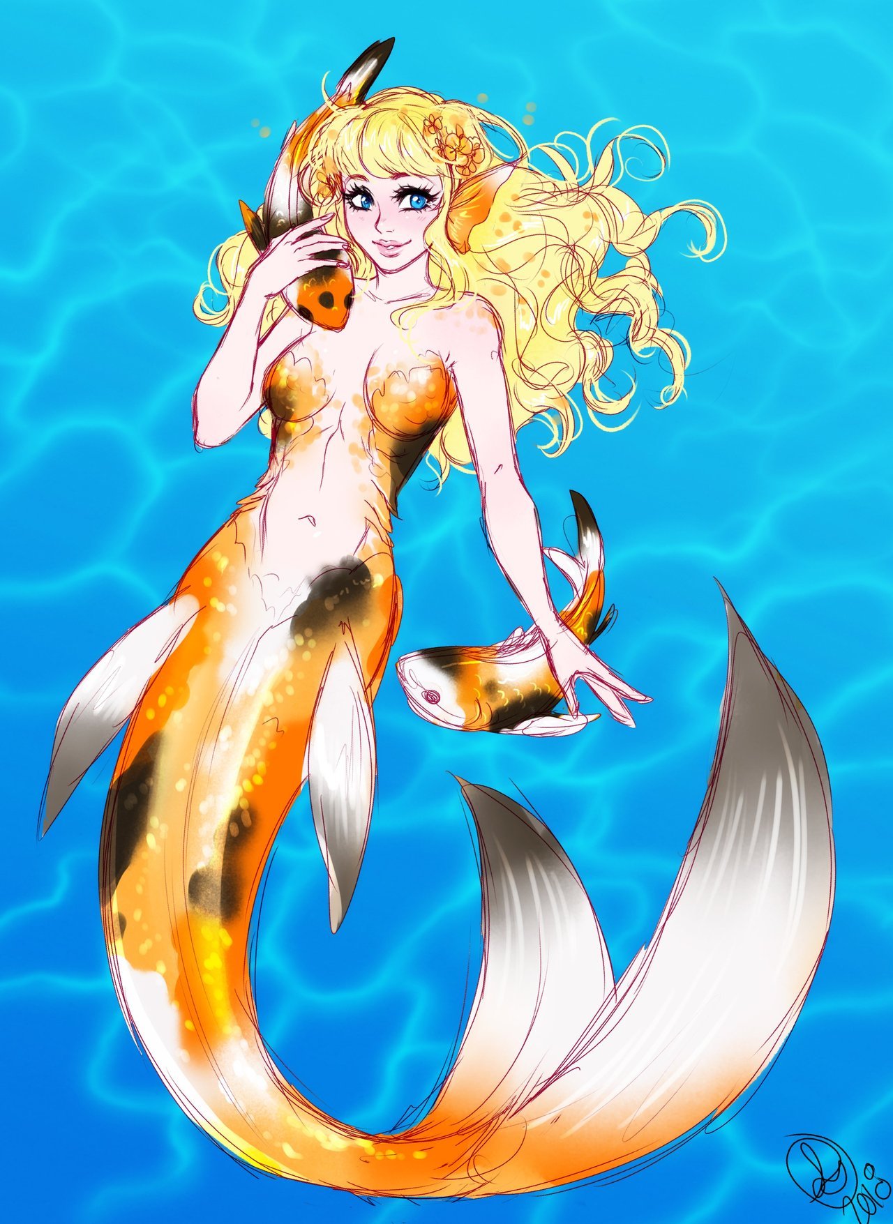 sammiegscribbles:     Slots for Mermay are open! $45 for a single character sketch