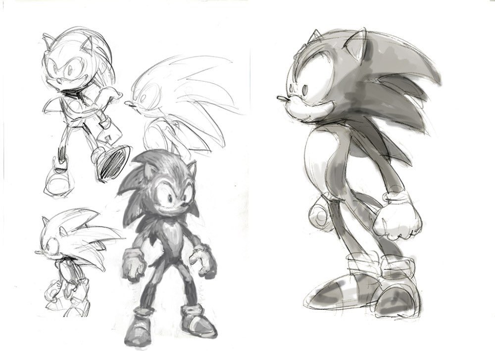 Sonic movie 3 shadow concept art : r/SonicTheMovie