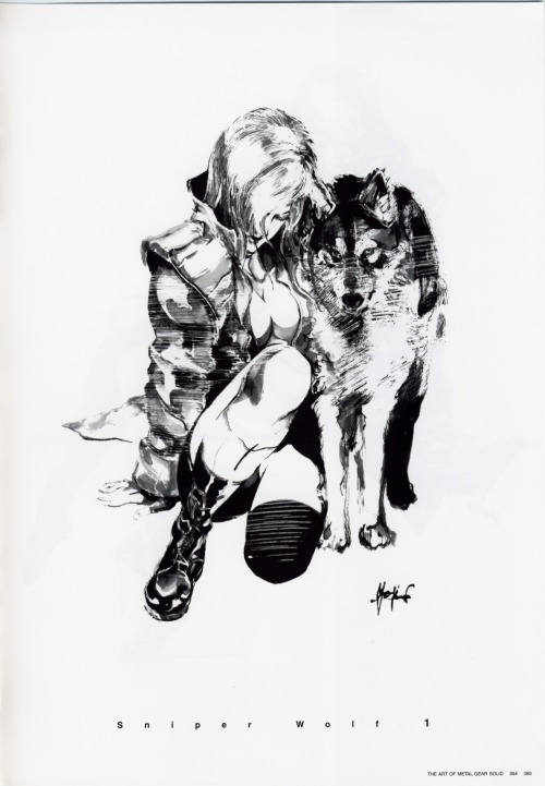 kwisdom82:Sniper Wolf art by Yoji Shinkawa