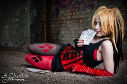 johnzombi:  Harley Quinn by Illyria Cosplay With a Big thank you to Aaron Charlton for the photos  Check out his pages herehttp://www.flickr.com/photos/ajcharlton-photography/https://www.facebook.com/AJCharlton.Photography?fref=ts 