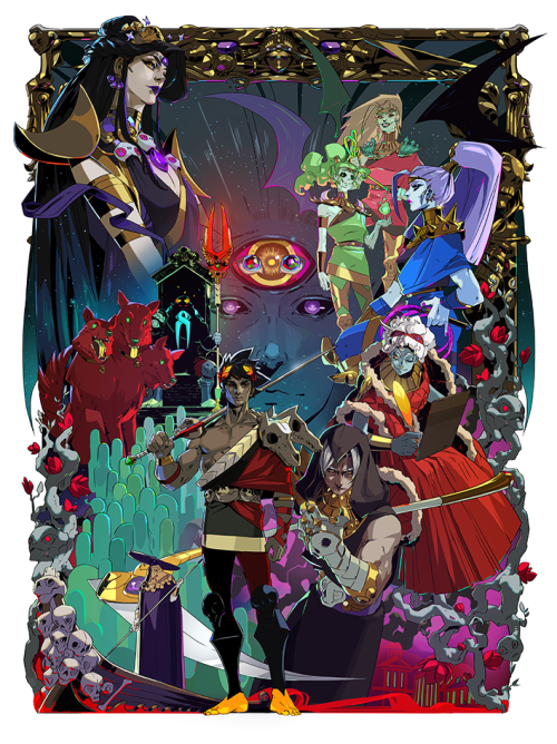 majoramasks: this new hades poster is so beautiful (from supergiant games on twitter)