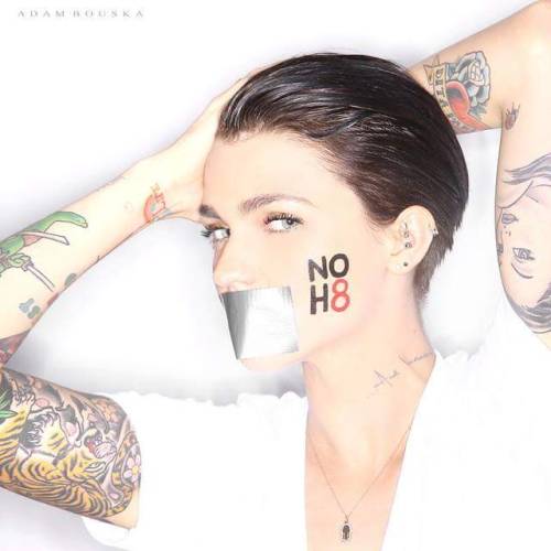 whatareyoureallyafraidof:  NOH8Alessandra Torresani, Drew Carey, Eliza Dushku, Emmy Rossum, George Takei, Idina Menzel, Joss Whedon, Ruby Rose, Lin-Manuel Miranda.