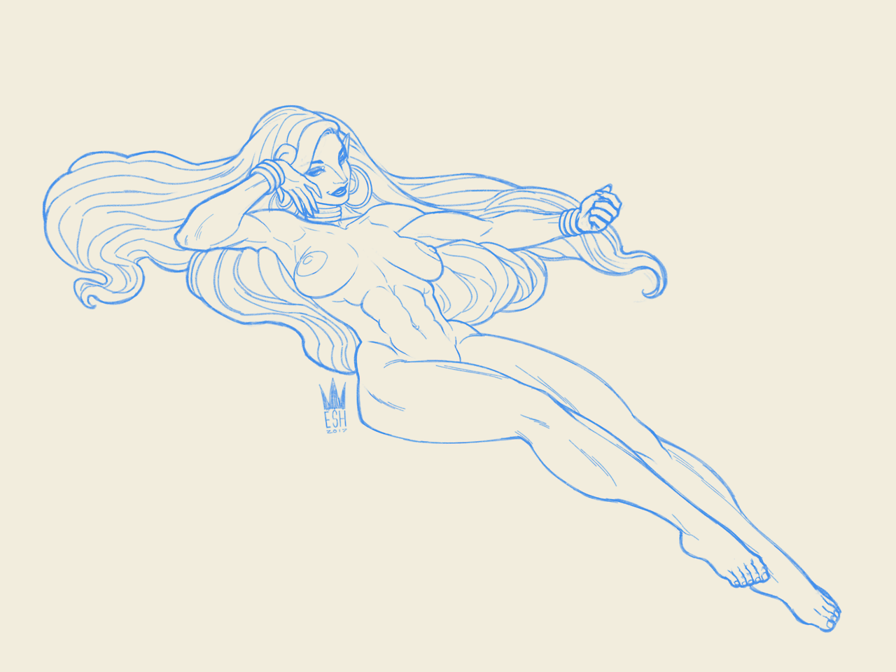 f-ingart:  SFW version here.  Lady Urbosa from The Legend of Zelda: Breath of the