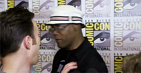 thefingerfuckingfemalefury:  permissiontogoafterhim:  [x]  SAMUEL L JACKSON IS WATCHING