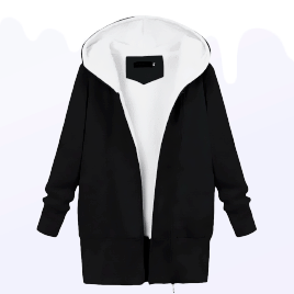 lovelyanifashion:Black casual sweet hoodies!01   ♡    02 ♡   03♡   04   ♡ 05♡   0620% discount code 