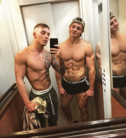 amazingmalenudity:  Tom Trotter and Brandon Myers