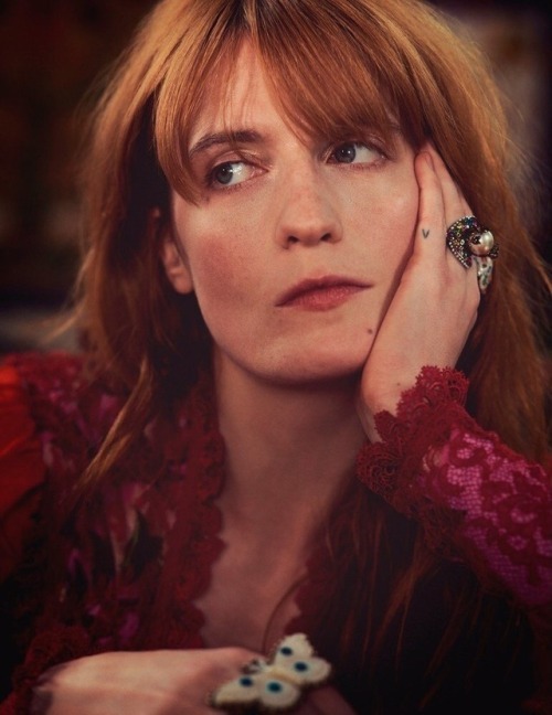 fatmdaily - Florence Welch photographed by David Burton for the...