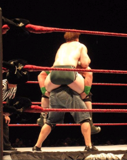 rwfan11:  John Cena gives Sheamus a piggyback