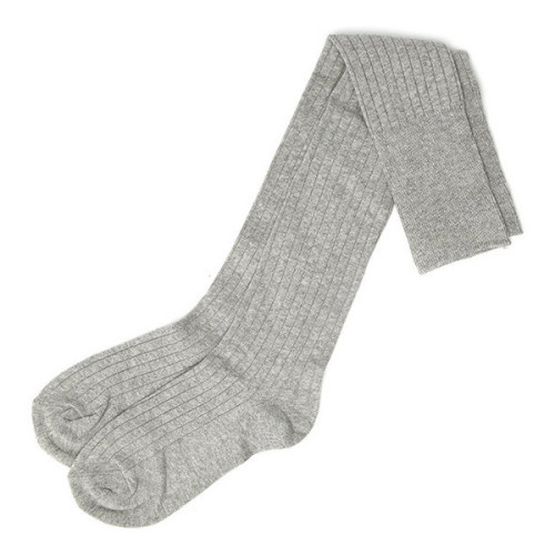 Women Girls Knitted Stripe Cotton Blend Elastic High Tight Socks Over Knee Stocking ❤ liked on Polyv