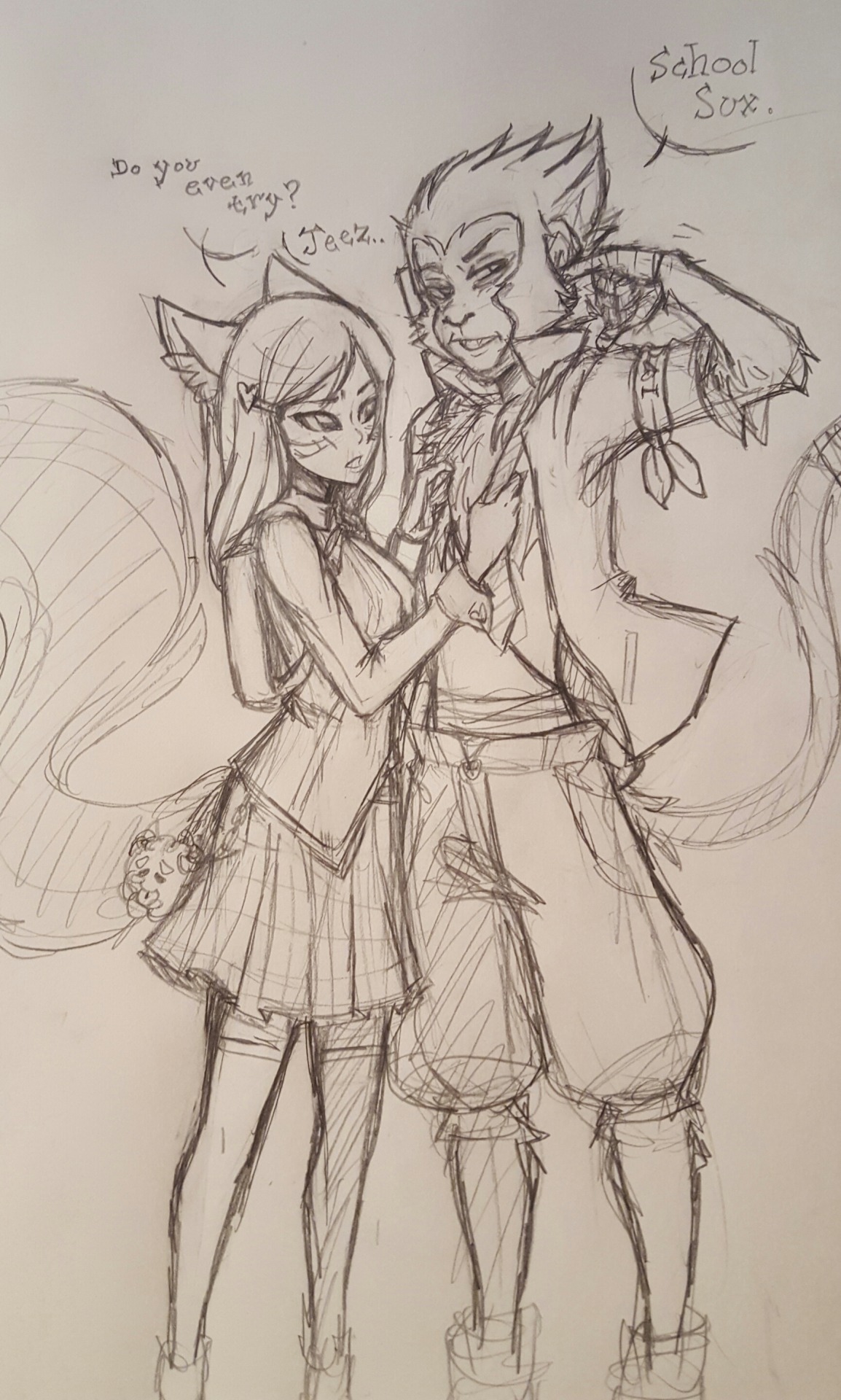 systematicsanity:  have some bad camera phone pictures of academy ahri and my academy