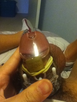 cockandicks:  Back in chastity… The freedom