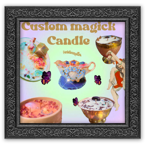 Estelle’s Spells  What is a custom magical candle? It’s a completely custom candle made just for you