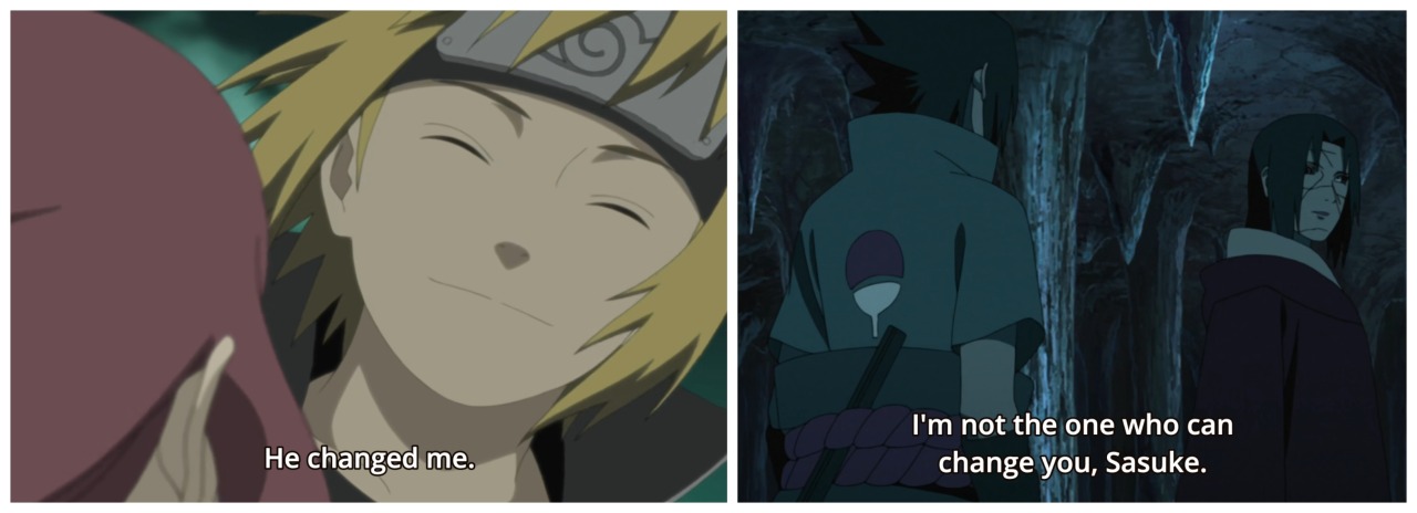 Sasuke loves Naruto — SASUKE MIRRORS KUSHINA
