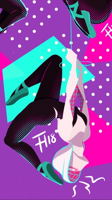 xubsdraws:  Hi I love Spider Gwen 💜💥 