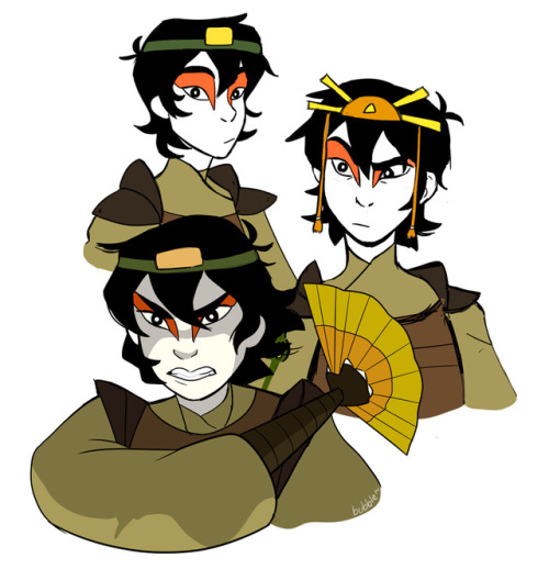 bubleboobo:  more kyoshi warrior!keith