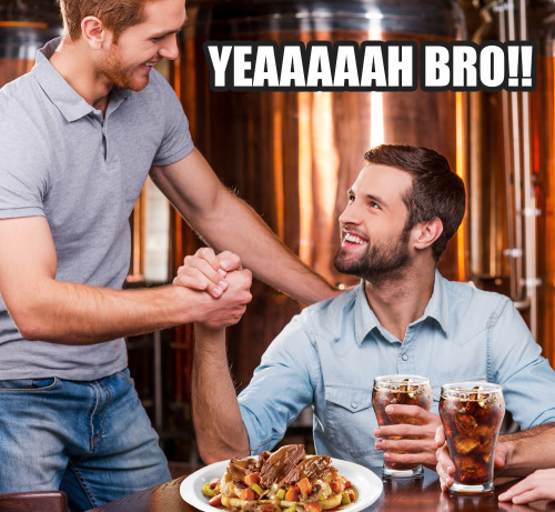 alej-hoe:  dennys:  Real bros share their pot broast.   Totally thought this was going to be porn 