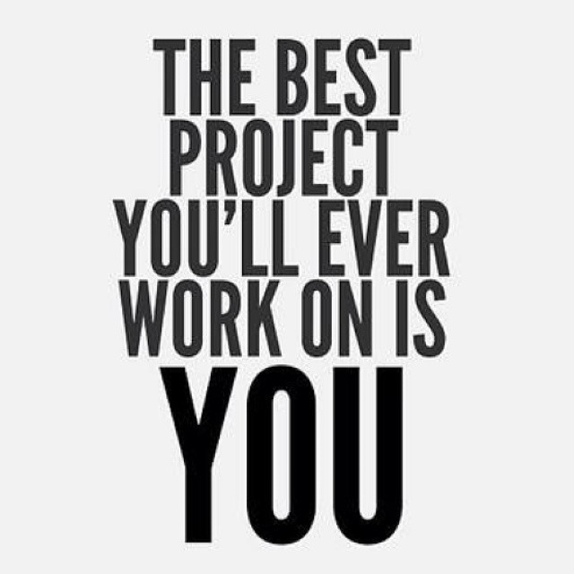bioe:  The best project you ever work on is you.   #healthyliving #health #healthtip