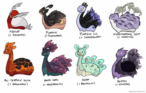 anguiculus:  pokemon variants, feat. shellos!! gotta love the little pokeblorps