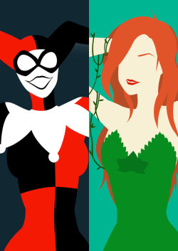 justharleyquinn:  Harley and Ivy by Megan