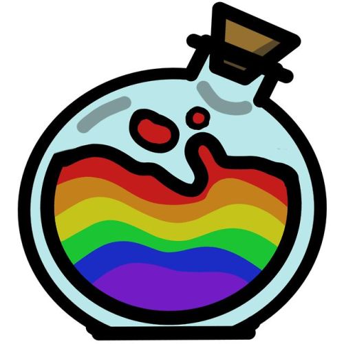 renniequeer:Pride Potions, Set 1: Sexuality & Romantic OrientationRainbow, Bisexual, Inclusive L