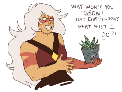 manthadraws:  Not only will Jasper be ok, but she will learn to appreciate Earth a little more upon discovering the resilient and spiky succulent, which she relates to deeply (please let me have this) 