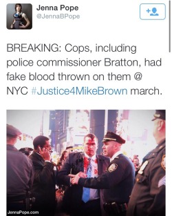 whitegirlsaintshit:  Throw blood on all politicians. Throw blood on all cops. Make them see the blood on their fuckin hands.