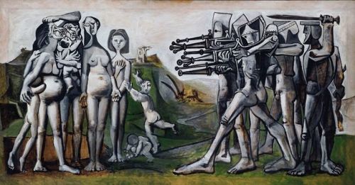 Massacre in KoreaPablo Picasso, 1951, 110×210 cm