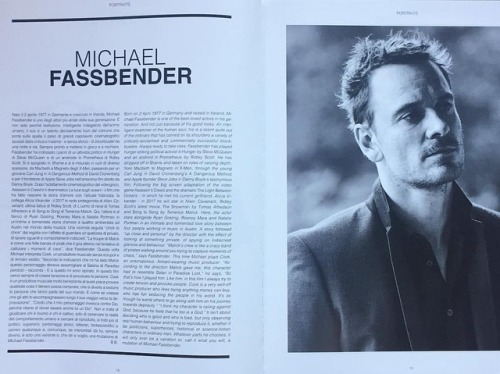 Michael Fassbender by me for Book Man N8#michaelfassbender #outoftheblue #portrait #interview #fassb