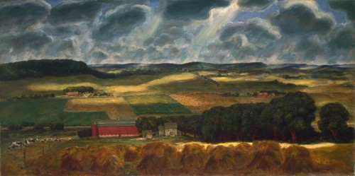 Wisconsin LandscapeJohn Steuart Curry (American; 1897–1946)1938–39Oil on canvas The Metropolitan Mus