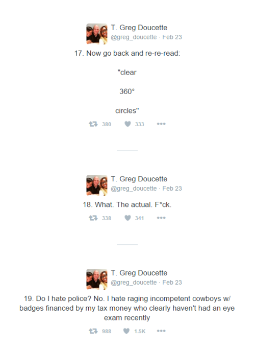 racismschool:  Criminal Defense attorney, Greg Doucette has had quite enough of your non-sense. 
