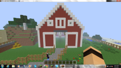I think this is the best barn I&rsquo;ve ever made in Minecraft :D