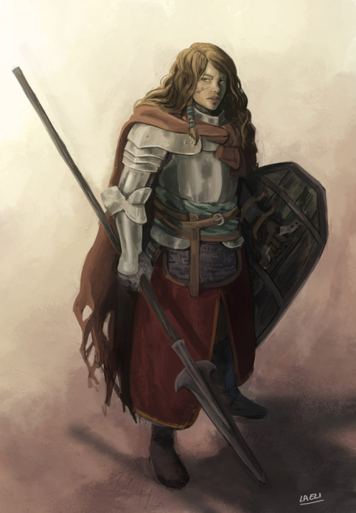 char-portraits:Knight by Laeli Erre