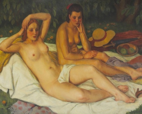 Alexandru Moscu (Romanian, 1896 - 1979)Baigneuse